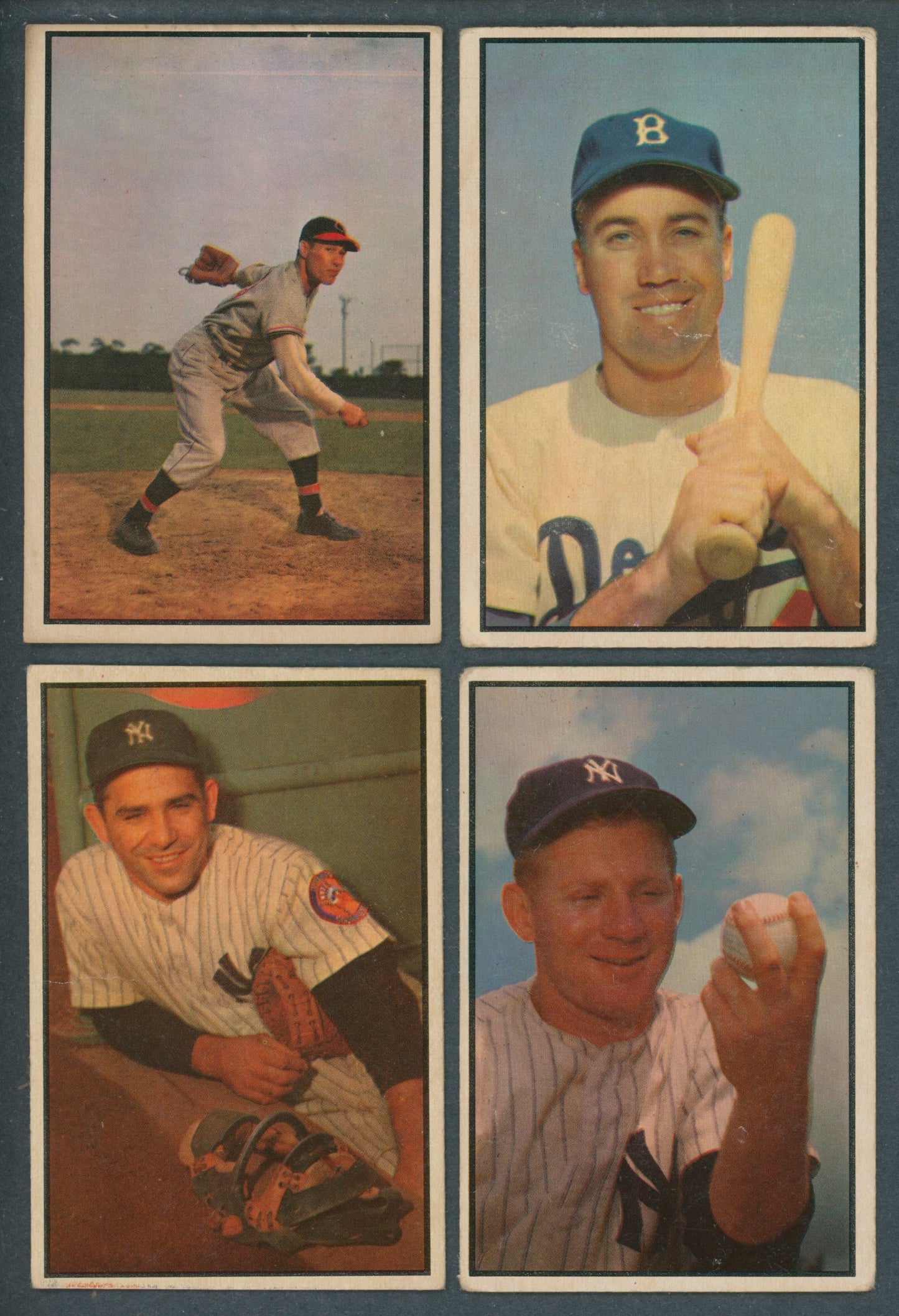 1953 Bowman Color Baseball Near Set (158/160) PR VG (22-001)