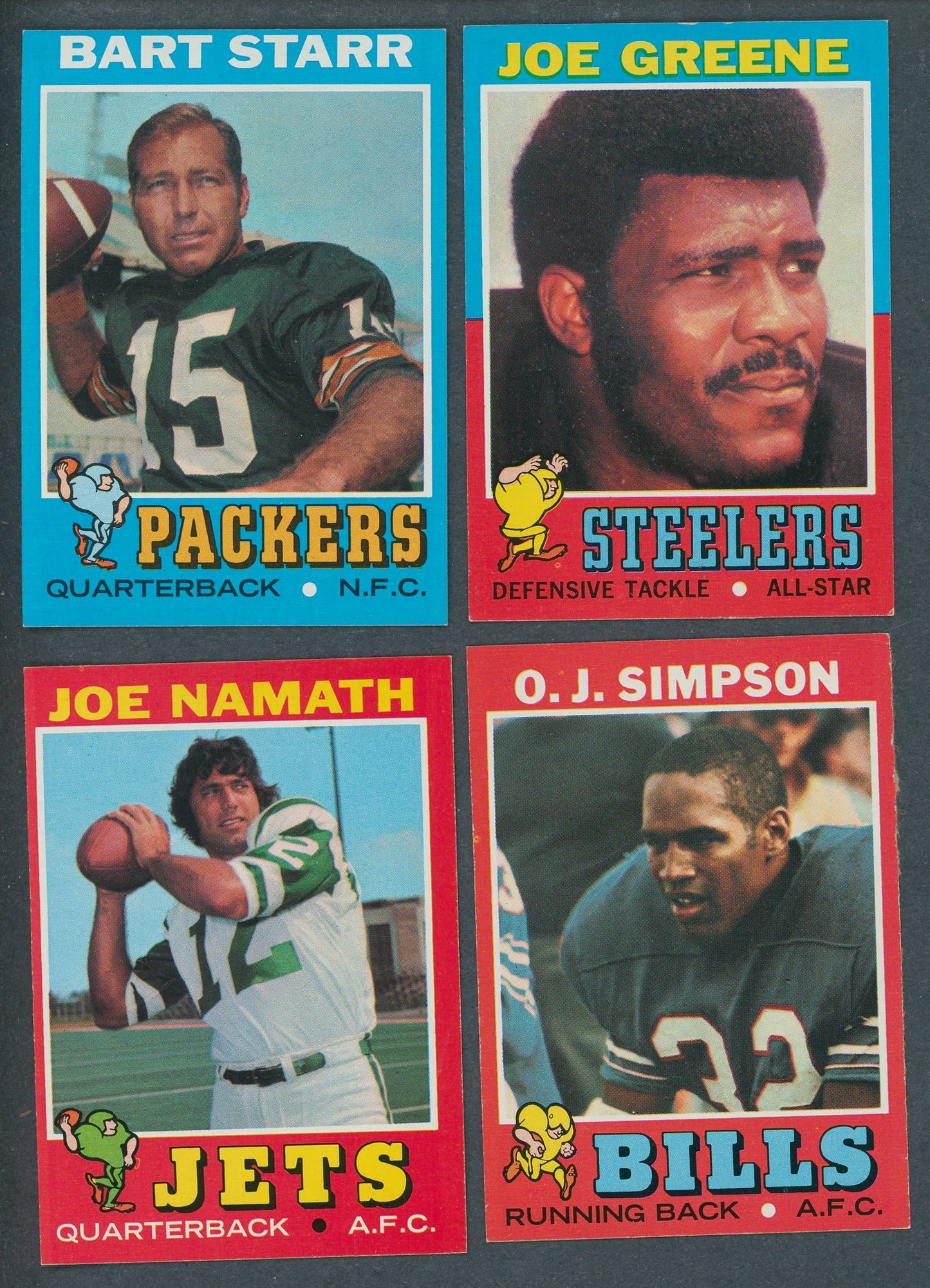 1971 Topps Football Near Set (259/263) NM (#1)