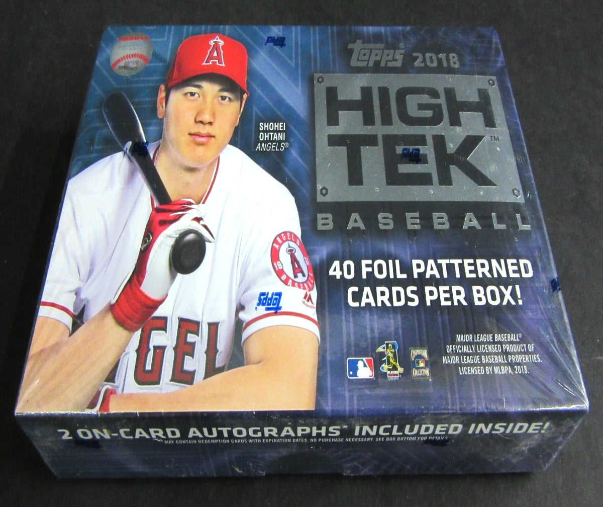 2018 Topps High Tek Baseball Box (Hobby)