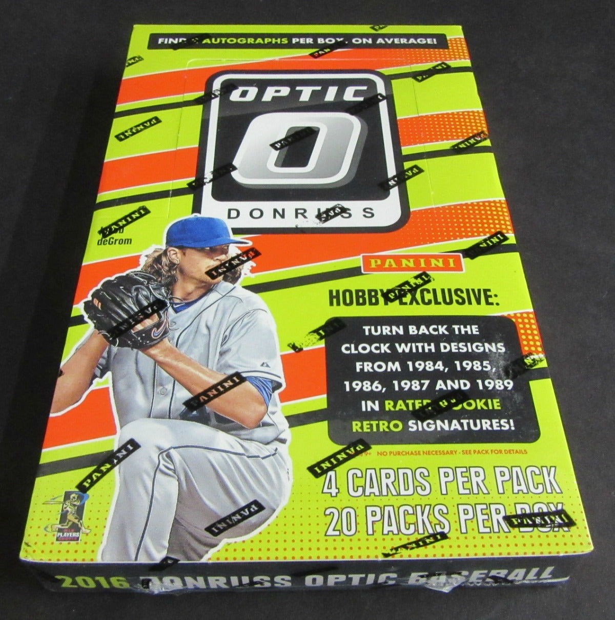 2016 Panini Donruss Optic Baseball Box (Hobby) (20/4)