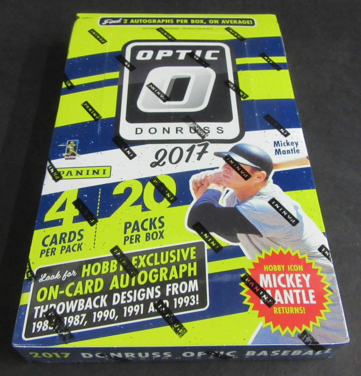2017 Panini Donruss Optic Baseball Box (Hobby) (20/4)