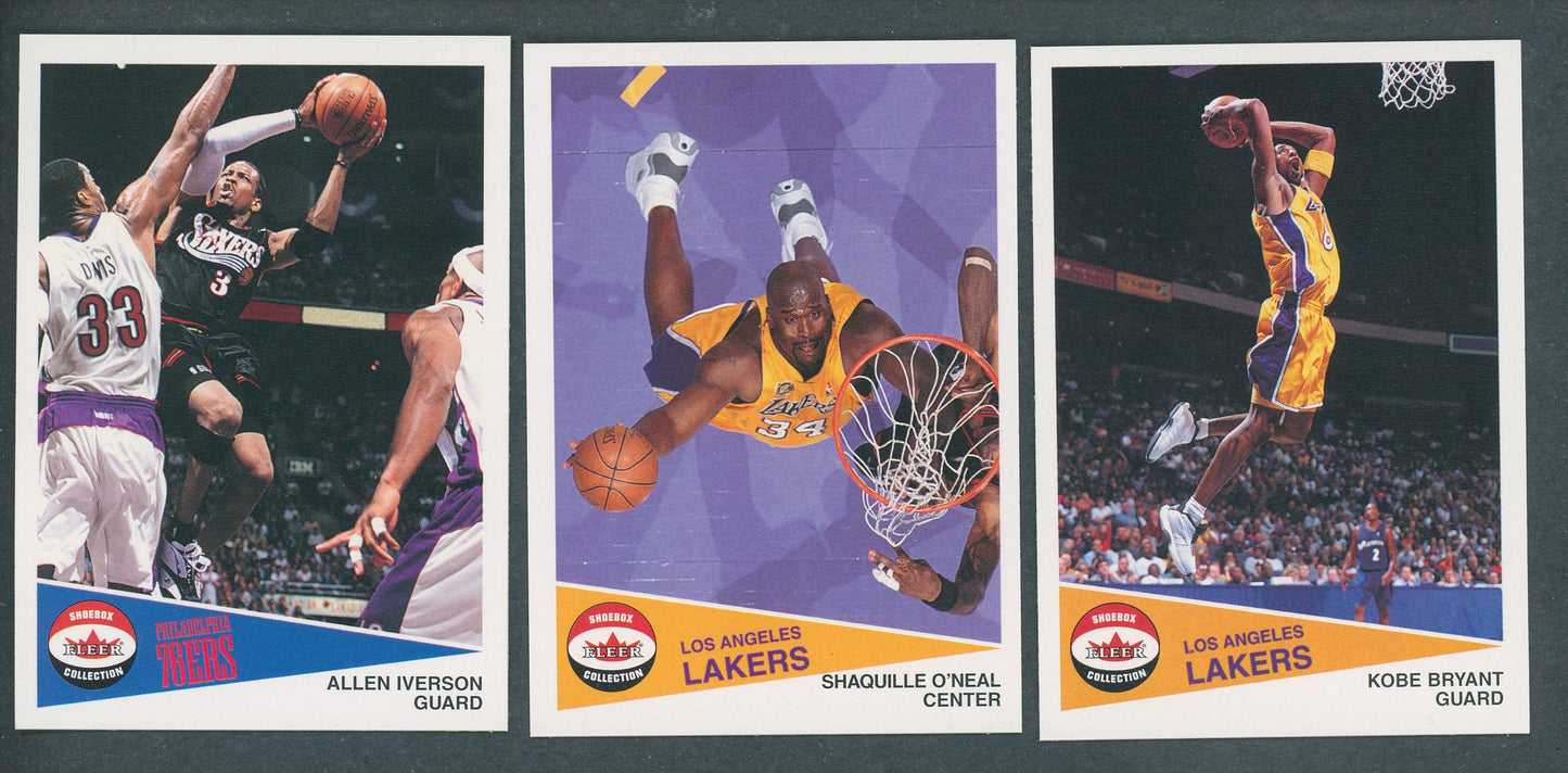 2001/02 Fleer Shoebox Collection Basketball Base Set