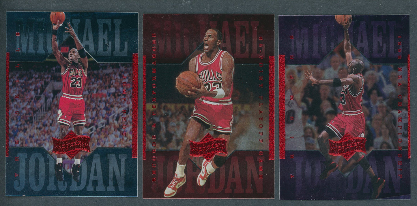 1999/00 Upper Deck Jordan Athlete Of Century Basketball Set