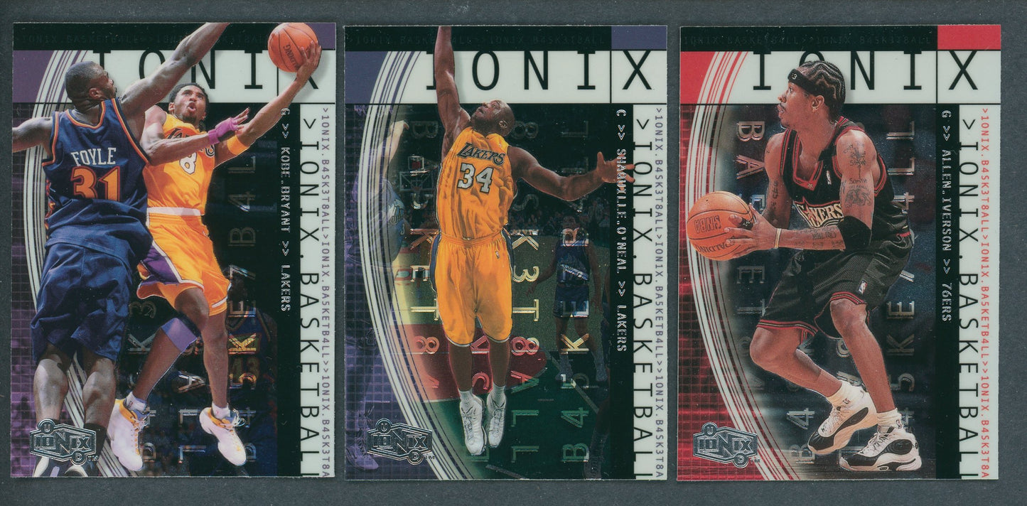 1999/00 Upper Deck UD Ionix Basketball Base Set