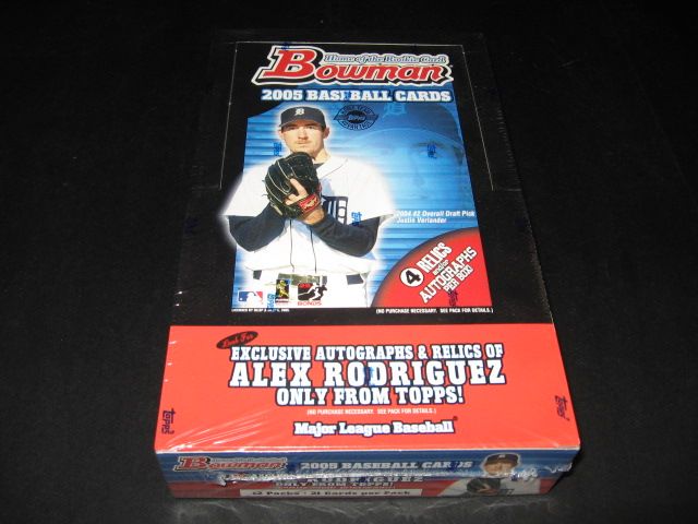 2005 Bowman Baseball Jumbo Box (HTA)