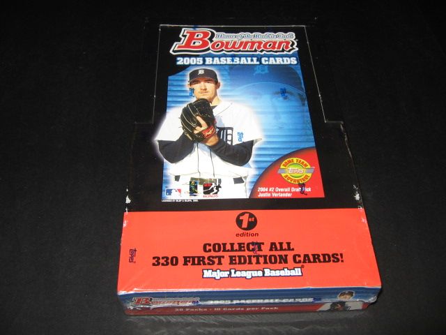 2005 Bowman Baseball 1st Edition Box (HTA)