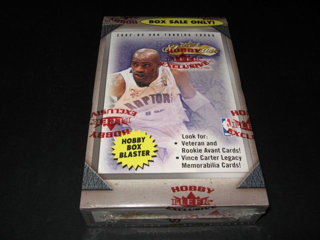 2002/03 Fleer Showcase Basketball Blaster Box (10/5)