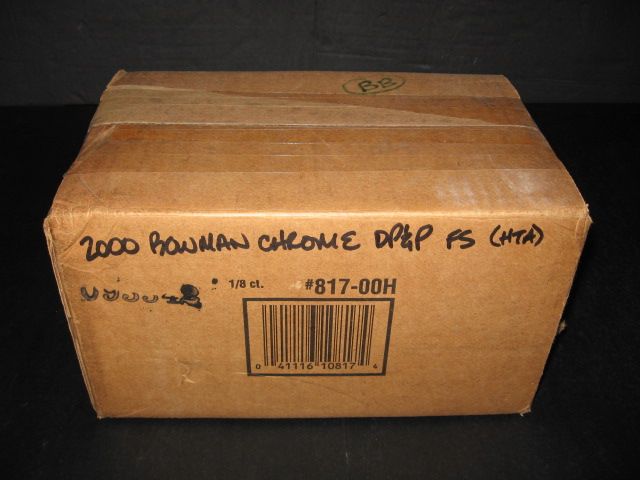 2000 Bowman Chrome Baseball Draft Picks And Prospects Factory Set Case (HTA) (8 Sets)