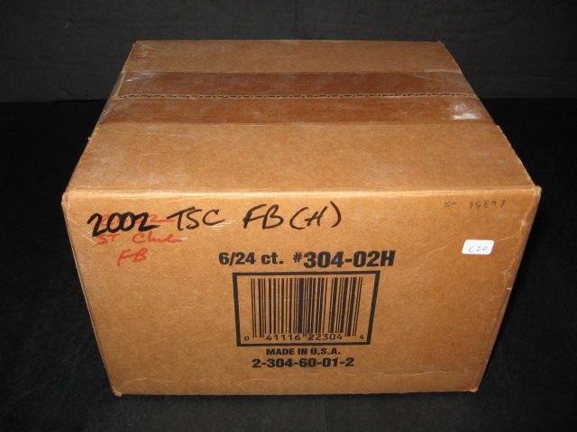 2002 Topps Stadium Club Football Relic Edit Case (Hobby) (6 Box)