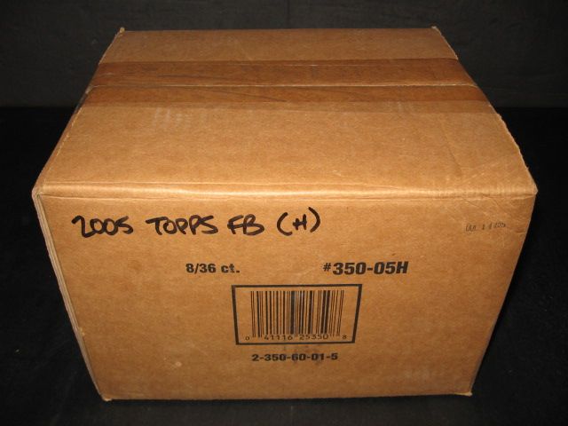 2005 Topps Football Case (Hobby) (8 Box)