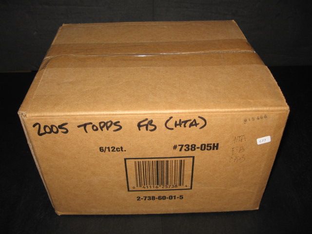 2005 Topps Football Jumbo Case (HTA) (6 Box)