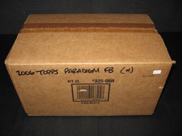 2006 Topps Paradigm Football Case (Hobby) (4 Box)