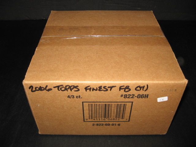 2006 Topps Finest Football Case (Hobby) (4 Box)
