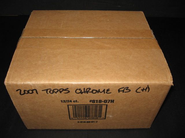 2007 Topps Chrome Football Case (Hobby) (12 Box)