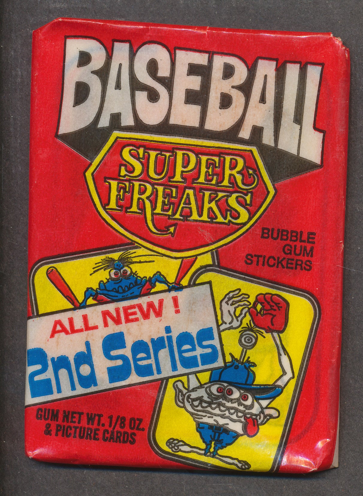 1973 Donruss Super Freaks Baseball Series 2 Wax Pack