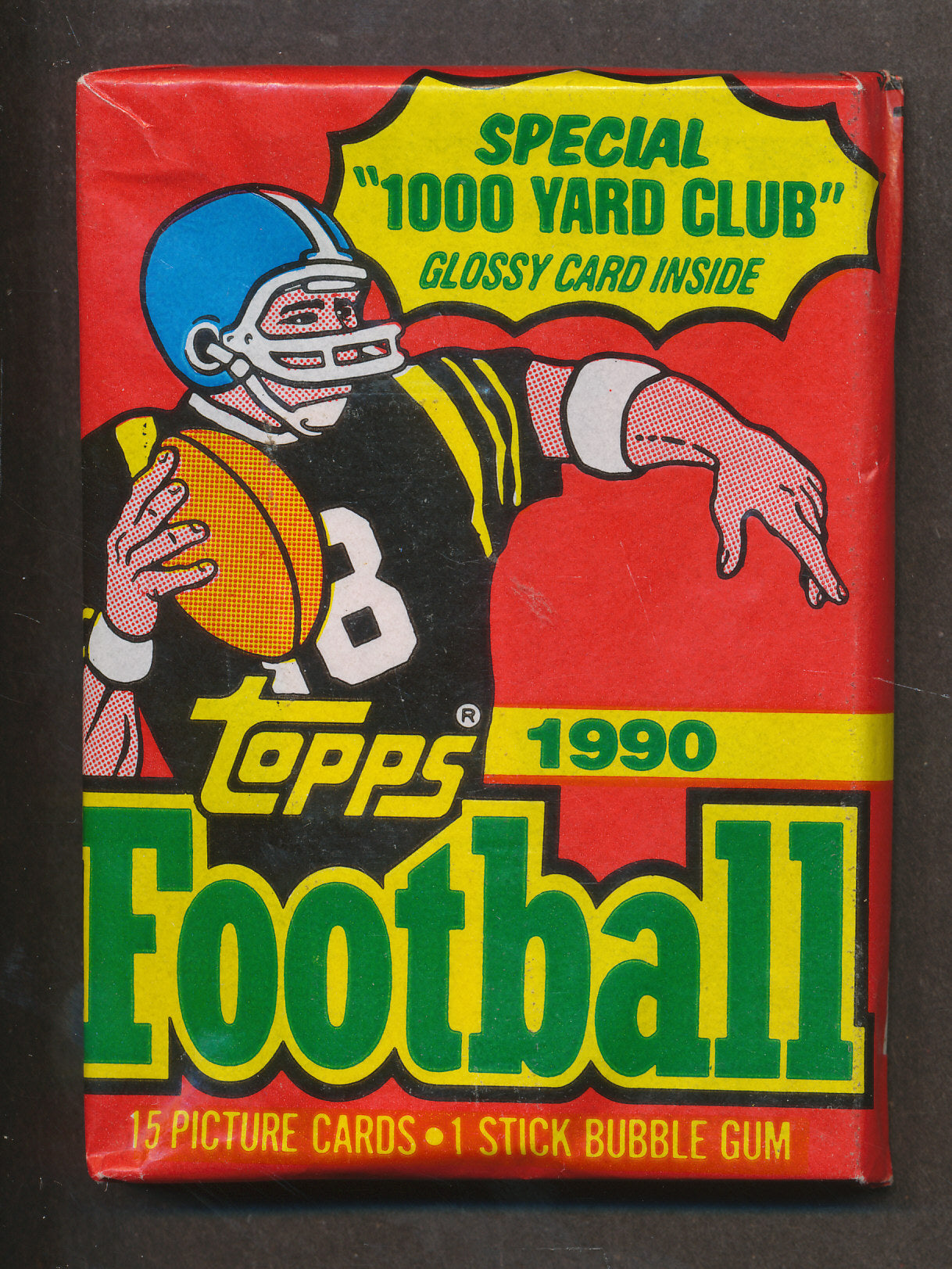 1990 Topps Football Unopened Wax Pack
