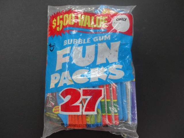 1980 Topps Fun Bag w/ Basketball Football Non Sport