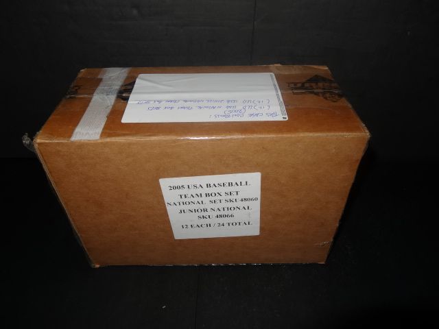 2005 Upper Deck USA Baseball National Team Factory Set Case (24 Sets)