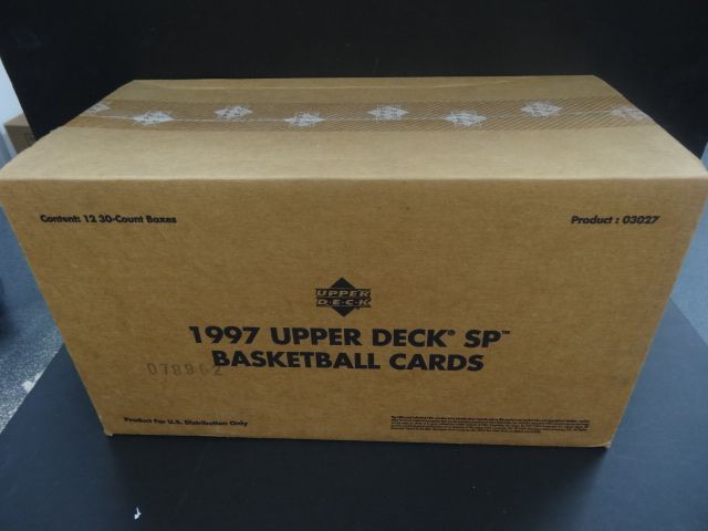 1996/97 1997 Upper Deck SP Basketball Case (12 Box) (Sealed)