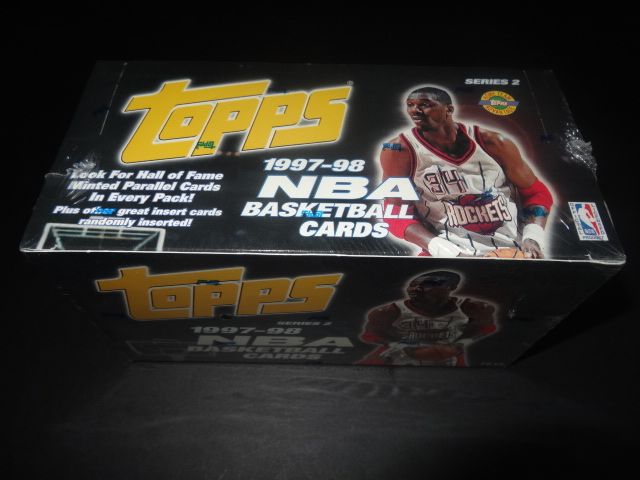 1997/98 Topps Basketball Series 2 Jumbo Box (HTA)