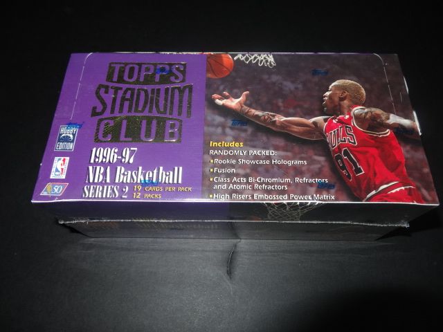 1996/97 Topps Stadium Club Basketball Series 2 Jumbo Box (Hobby)