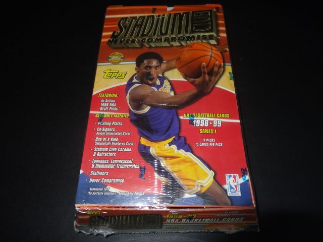1998/99 Topps Stadium Club Basketball Series 1 Box (HTA)