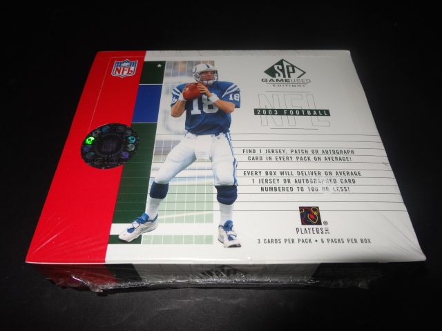 2003 Upper Deck SP Game Used Football Box (Hobby)