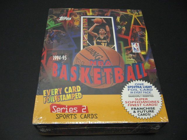 1994/95 Topps Basketball Series 2 Rack Box