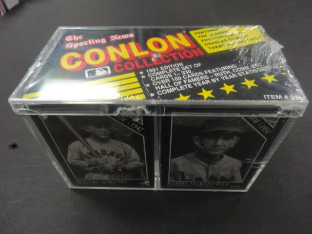1991 Megacards Conlon Collection The Sporting News Baseball Factory Set