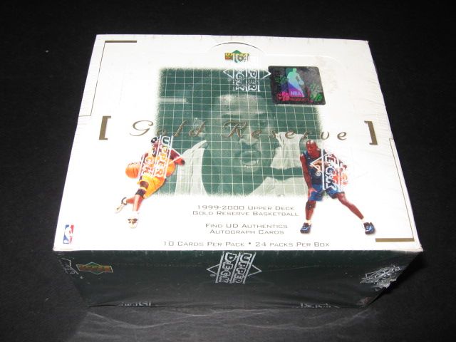 1999/00 Upper Deck Gold Reserve Basketball Box