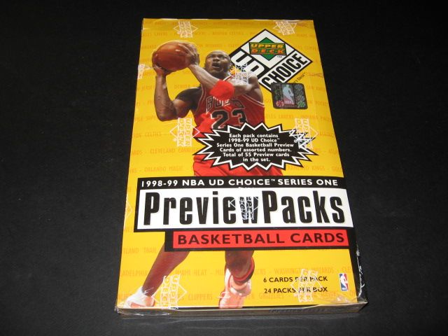 1998/99 Upper Deck UD Choice Basketball Series 1 Preview Box (24/6)