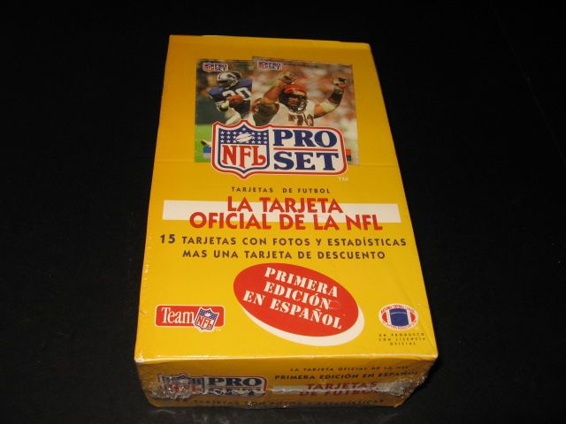 1991 Pro Set Series 1 Football Wax Box