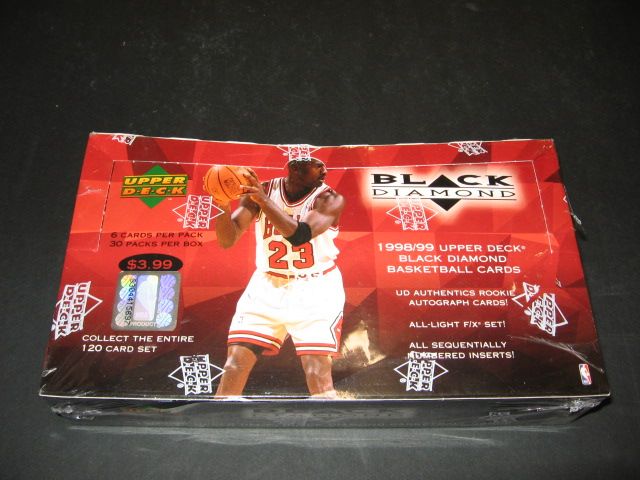 1998/99 Upper Deck Black Diamond Basketball Box (Retail)