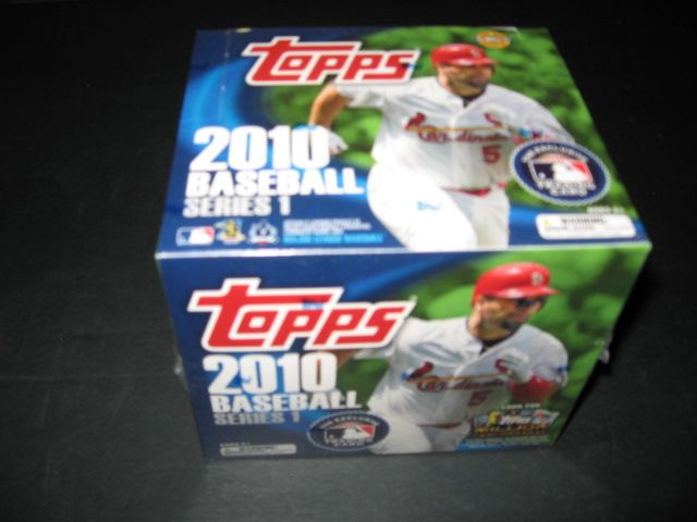 2010 Topps Baseball Series 1 Jumbo Box (HTA)