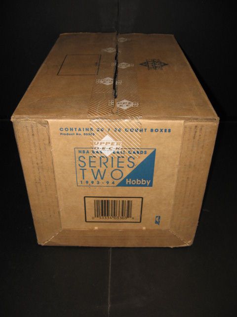 1993/94 Upper Deck Basketball Series 2 Case (Hobby) (20 Box)