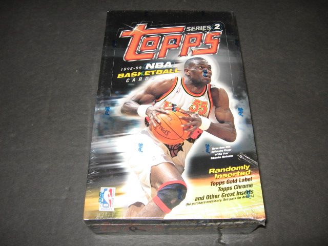 1998/99 Topps Basketball Series 2 Box (Retail) (36/11)