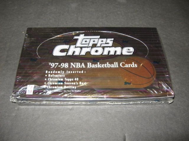 1997/98 Topps Chrome Basketball Box (Retail)
