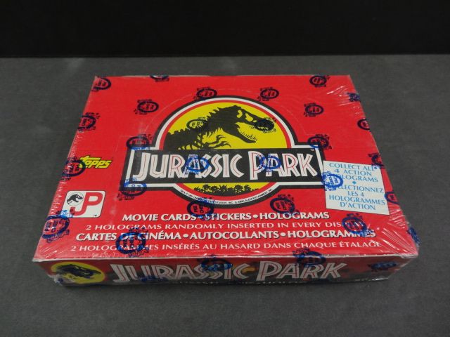 1992 OPC O-Pee-Chee Jurassic Park Series 1 Box (Authenticate)