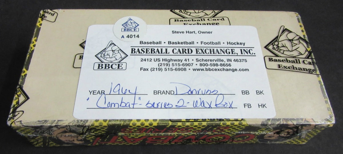1964 Donruss Combat Series 2 Unopened Wax Box (BBCE)