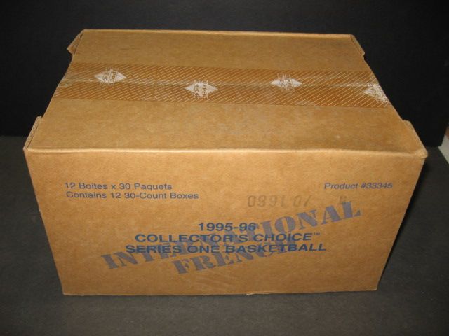 1995/96 Upper Deck Collector's Choice Basketball Series 1 Case (French) (12 Box)