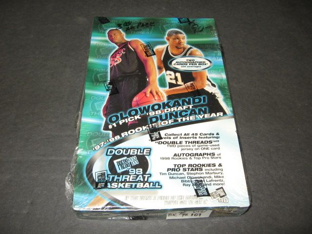 1998 1998/99 Press Pass Basketball Double Threat Box (Hobby)