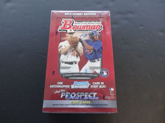2013 Bowman Baseball Box (Hobby) (24/10)
