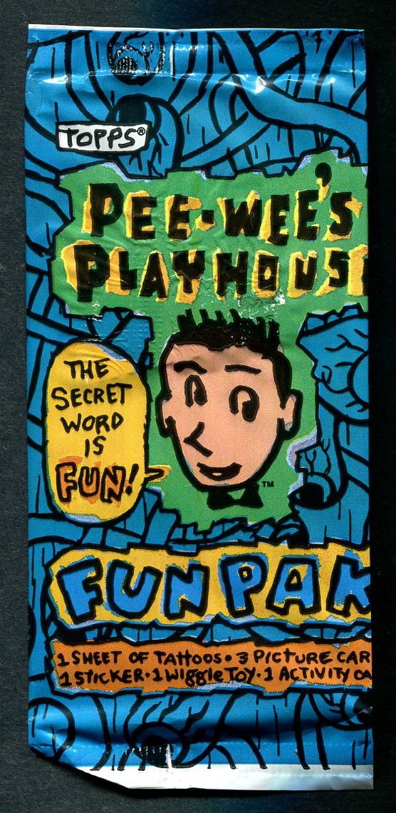 1988 Topps Pee Wee's Playhouse Unopened Pack
