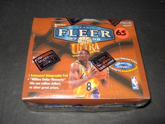 1997/98 Fleer Ultra Basketball Series 1 Box (Retail) (18/6)