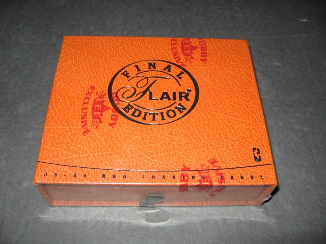 2003/04 Fleer Flair Final Edition Basketball Box (Hobby)