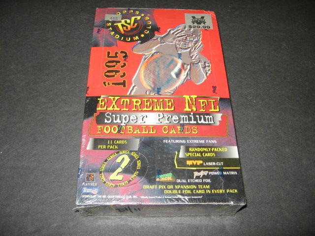 1995 Topps Stadium Club Football Series 2 Box (Retail) (24/11)