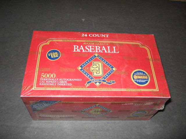 1992 Donruss Baseball Series 2 Jumbo Box (24/27)