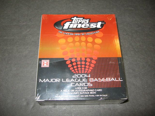 2004 Topps Finest Baseball Mini Box (Hobby) (6/5)