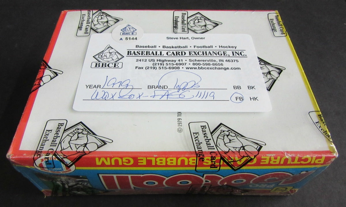 1979 Topps Football Unopened Wax Box (FASC)