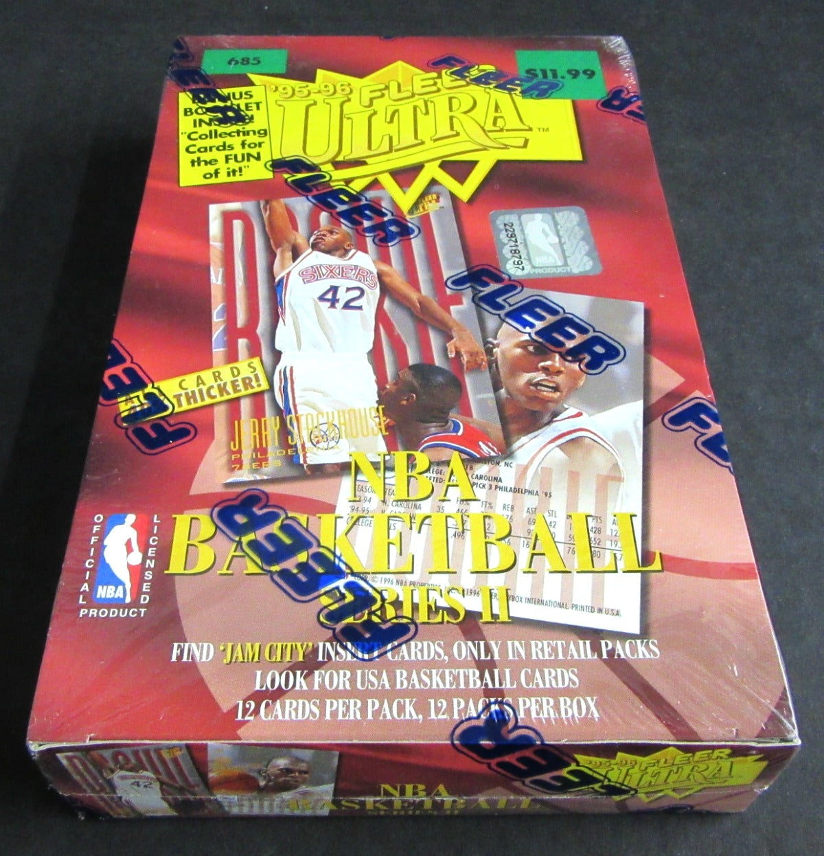 1995/96 Fleer Ultra Basketball Series 2 Box (Retail) (12/12)